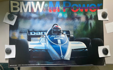 Vintage 1980s BMW M Power Formula 1 Posters – 2 Original BMW Motorsport F1 West  picture