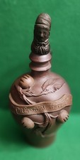 Vintage Trouville Calvados French Earthenware Figural Brandy Liquor Bottle 8