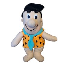 Vtg Fred Flinstone Plush Toy Hanna-Barbera Stuffed Doll 90s Cartoon Collectibles picture
