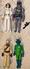Kenner Star Wars 1977 Vintage Action Figure Lot Boba Fett, Princess Leia, Tusken picture