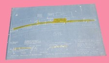 CMSTP&P RR Engr. Dept. 1939 Blueprint Sketch Of Stat Platform Rock Marquette IA picture