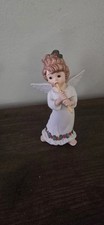 Lefton Hand Painted Porcelain Angel Figurine  Christmas picture