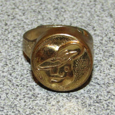 Rare Hard to Find Vintage 1950s Bazooka Joe Stamper Ring 