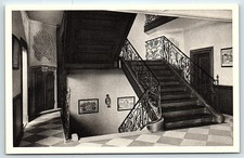 Goethehaus Frankfurt: 1st floor stairwell postcard picture