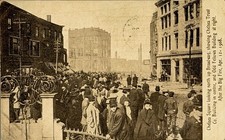 Chelsea Massachusetts Chelsea Square Fire of April 1908 Postcard Odd Fellows picture