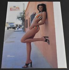 1997 Print Ad Sexy Heels Long Legs Lady Brunette Nicole Miller Bikini Swimwear picture
