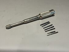 Vintage Millers Falls Co. No. 185A Push Drill with 7 Bits - Made in USA picture