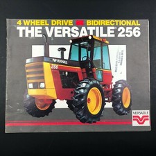 1984 VERSATILE 256 Tractor Dealer Sales Brochure Catalog VTG Photo Dealership  picture