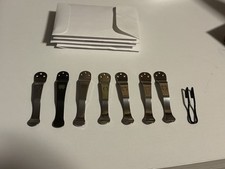 Spyderco Knives OEM Pocket Clips Lot Of 8 Plus 4 Sets Screws picture