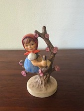  Vintage Goebel M.I. Hummel Apple Tree Girl HUM 141 4” Germany Figurine picture
