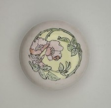M.Z. Austria Trinket Box Floral Design Signed by Emma R. Salisbury Antique picture