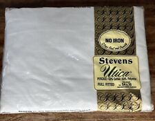 Vintage Stevens Utica Full Fitted Sheet Standard Depth picture