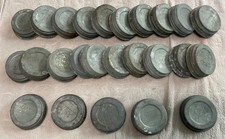 (25) = VINTAGE MASON JAR ZINC LIDS = BALL - ATLAS X 25 LIDS picture