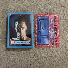 1991 Topps Complete Set Terminator 2 - Sealed Arnold Schwarzenegger RC📈 + Pack picture