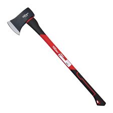 Hyper Tough 3.5 lb Single Bit Axe with Red & Black Double Injection Fiberglass 3 picture