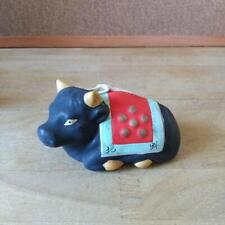 Cow Clay Bell At Kitano Tenmangu Shrine Japanese Crafts Dorei picture