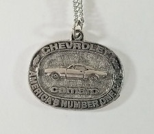 Vintage 1967 Chevy Camaro Dealer Promo Pendant Charm Keychain Fob Chevrolet NEW picture