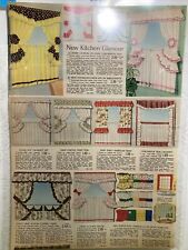 1955 Spiegel Catalog Print Ad MCM Cafe Curtain Sets Early American Print picture