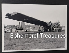 RAF Beardmore Inflexible Hendon Aerodrome 1928 170mm x 125mm Photographic Copy picture