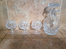 Cartier. vintage Cut Glass Diamond  whiskey glasses  SET  picture
