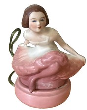 Vintage German Lady Perfume Lamp  Works  1920’s  Rare picture