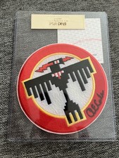 PSA RICHARD COLE SIGNED 14th BOMB SQUADRON PATCH picture