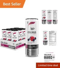 Sparkling Wild Berry Energy Drink - Sugar Free, , 200mg Caffeine - 12 Pack picture
