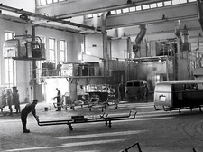 Volkswagen Bus 1950s Production Line Wolfsburg 8 x 10 photograph picture