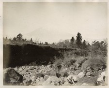 c.1870's JAPAN  STILLFRIED - FUJIYAMA picture