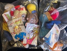 Vintage 1997 Kellogg's Bean Bag Breakfast Bunch Plush COMPLETE SET of 7  picture