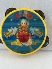 Disney Donald Duck Toy Tambourine  3 3/4” picture