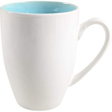 Roscher & Co Crackle Glass Turquoise Mug 10566617 picture