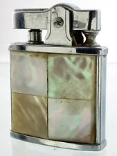 Vintage Mother of Pearl Inlaid Lighter Auer Champion Missing Flint EE849 picture
