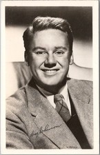 c1940s Actor VAN JOHNSON Real Photo RPPC Postcard MGM Movie Star / WJ GRAY Photo picture