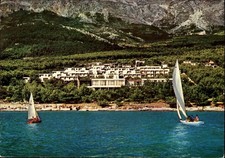 Hotel Rivijera Makarska Croatia vintage postcard g467 picture