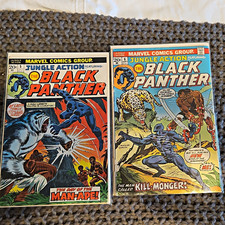 Jungle Action #5 #6 Black Panther 1973 1st Killmonger Marvel Key Comic Lot picture