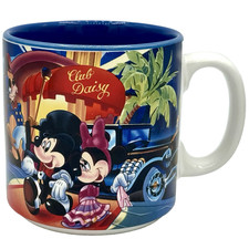 Vintage 1987 Disney MGM Studios Club Daisy Mug Mickey Minnie Mouse Goofy - Japan picture