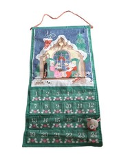 Vintage 1980s Avon Advent Calendar with Mouse Countdown to Christmas Santa 1987 picture