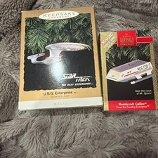 VTG 1992-93 Hallmark Keepsake Ornaments Star Trek— Tested picture