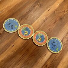 4 United States Marine Corps Coasters Camp H.M. Smith, “In Any Clime And Place” picture