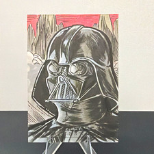 2024 Topps Star Wars Masterwork Darth Vader 1/1 Sketch Card Elvin A Hernandez picture