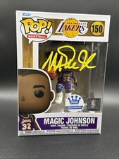 Funko POP NBA #150 Magic Johnson AUTO With BAS COA & Hard Case picture