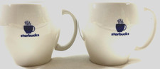 Starbucks Classis Vitg Cappuccino/Coffee Cups w/steam-cup  icon logo set 2 picture