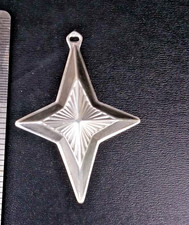 1980 Reed & Barton Star Pendant Christmas Ornament Silverplate picture