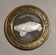 $10 Casino Strike .999 fine Palms Casino Silver Strike - 1932 Roadster picture