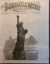 Reproduction Newspaper - October 30, 1886 - THE ILLUSTRATED WEEKLY - NY Liberty picture