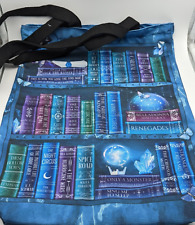 Fairyloot Exclusive Blue Witchy Fabric Bookshelf Tote Bag Author Books picture