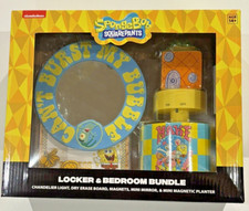NIB Nickelodeon SPONGEBOB SQUAREPANTS 2023 LOCKER & BEDROOM BUNDLE LIGHT, MIRROR picture