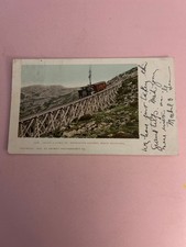 1907 Jacob’s ladder, mt Washington railway, white Mts Nh picture