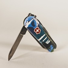 Swiss Army Knife Victorinox Classic SD 58mm OLYMPIC NATIONAL PARK Blue *READ picture